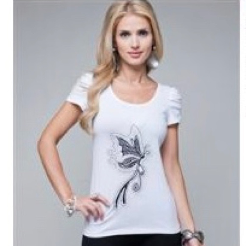 COMING SOON! Embellished Butterfly Top